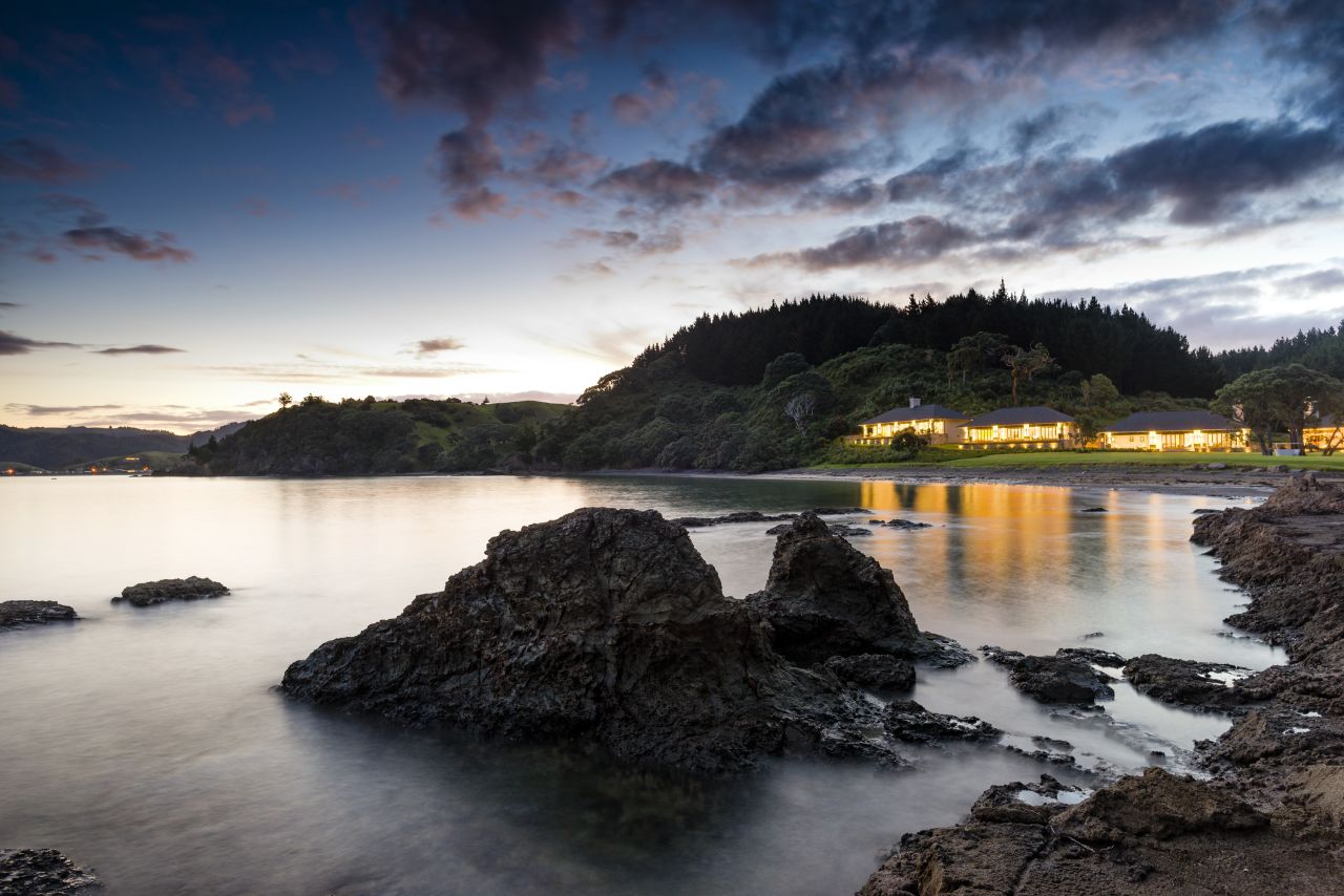 Helena Bay Lodge is located in the northeast corner of New Zealand's North Island.
