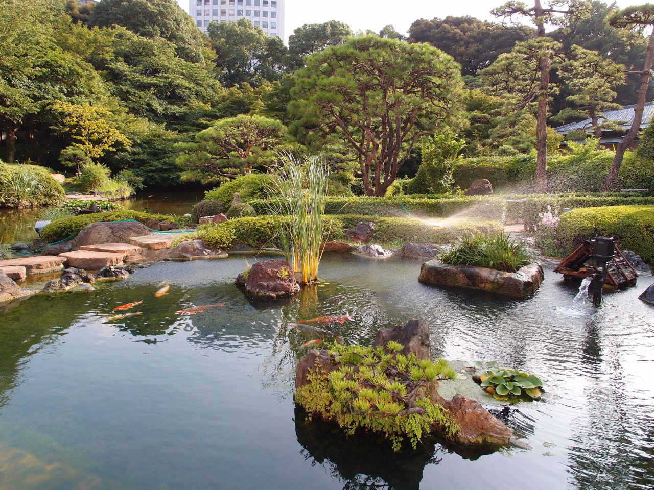 Hotel New Otani is known for its beautiful gardens.
