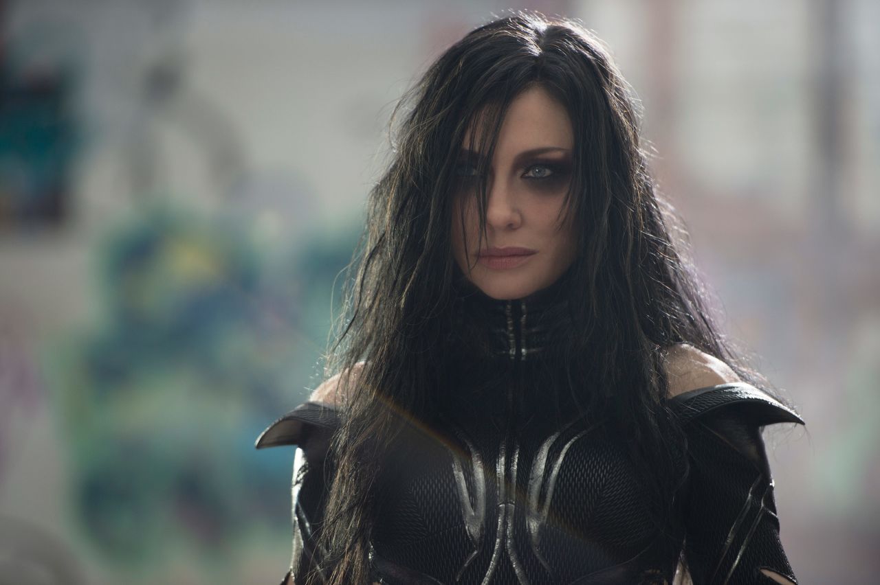 Cate Blanchett played the villainous Hela in "Thor: Ragnarok." 