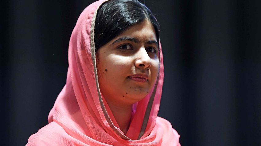Nobel Peace Prize winner Malala Yousafzai of Pakistan listens to a question during a ceremony at the UN headquarters in New York on April 10, 2017. 

Yousafzai was designated as UN Messenger of Peace with a special focus on girls education. / AFP PHOTO / Jewel SAMAD        (Photo credit should read JEWEL SAMAD/AFP/Getty Images)
