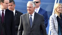 tillerson arrives moscow