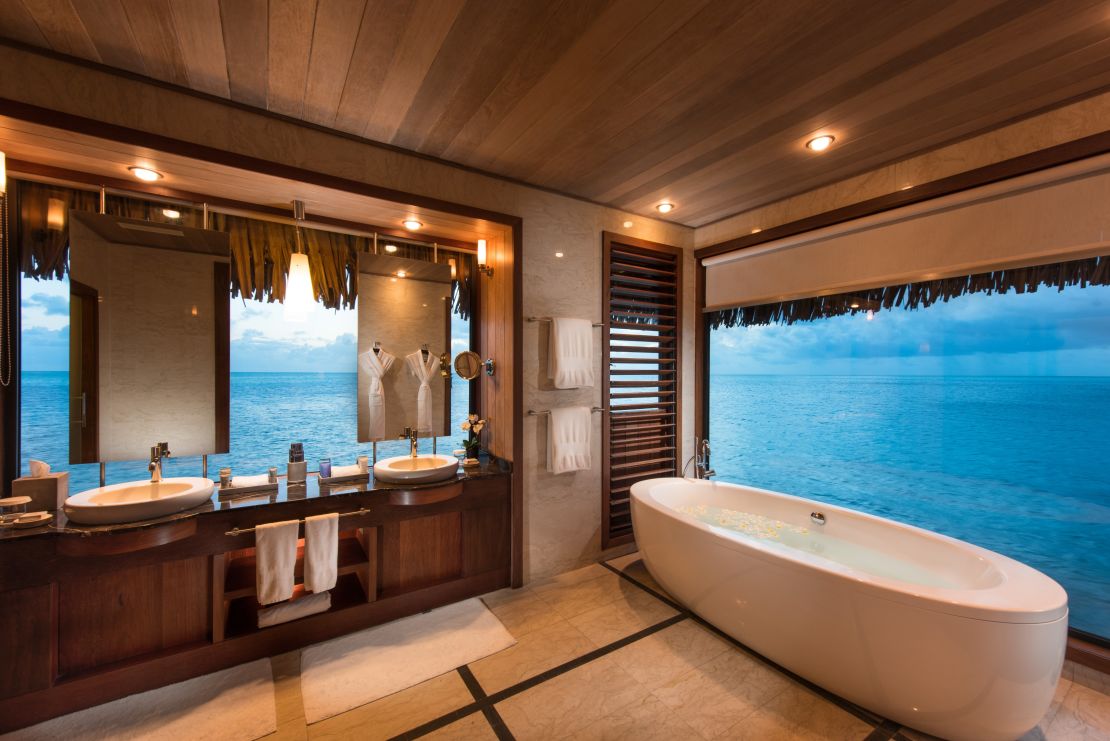 The Conrad Bora Bora Nui's bathrooms leave little to be desired.