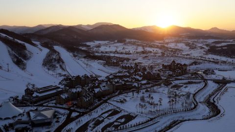 PYEONGCHANG-GUN, SOUTH KOREA - FEBRUARY 2:  The general view of Alpensia Resort Park, venue for MPC and IBC ahead of PyeongChang 2018 Winter Olympic Games on February 2, 2017 in Pyeongchang-gun, South Korea.  (Photo by Chung Sung-Jun/Getty Images)