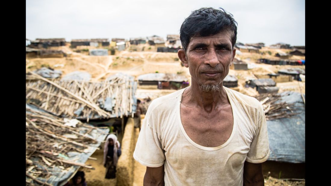 Mohammad Ilias arrived from Rakhine to Bangladesh.<br /><br />"We are surviving mostly with some help from relatives. We would like to return, but it is not safe. Some of our neighbors were killed, and we had to flee to save our lives," he says.