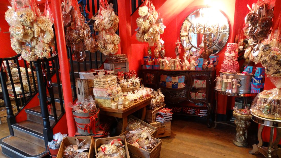 <strong>Choccywoccydoodah:</strong> The shop is located in The Lanes in Brighton, a maze of narrow streets with a Diagon Alley feel.
