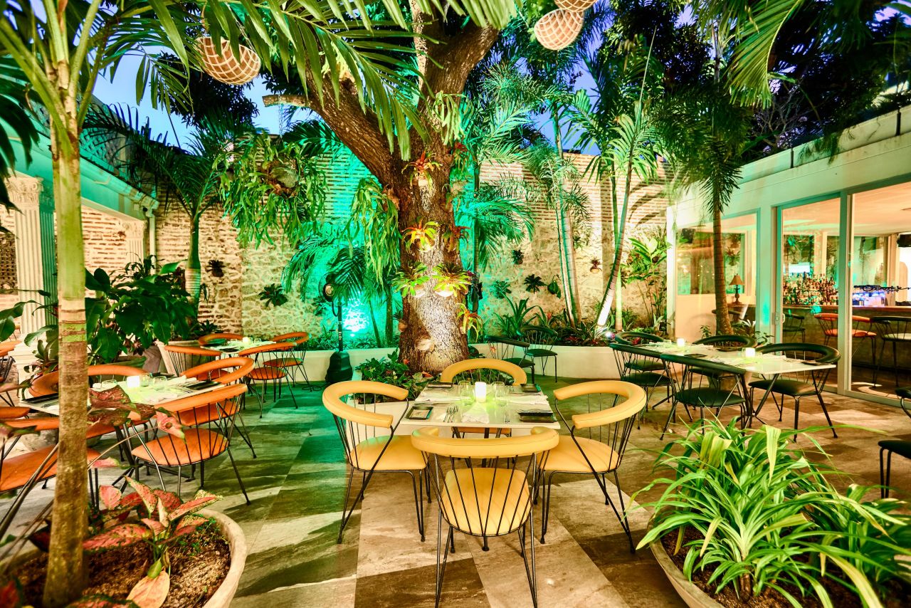 <strong>Carmen</strong>: The courtyard patio inside the restaurant has a magical look. 