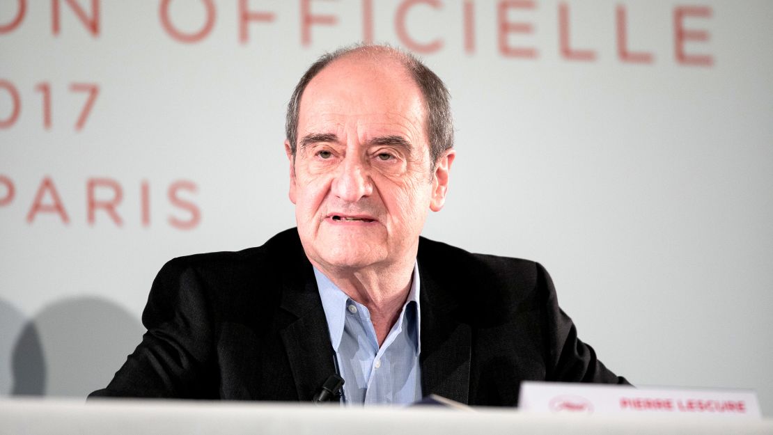 Pierre Lescure, president of the Cannes Film Festival.