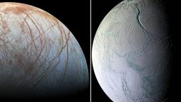 Europa Enceladus 