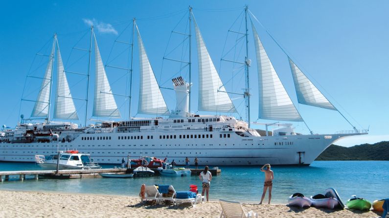 <strong>10 once-in-a-lifetime cruises:</strong> The new era of cruising is great for honeymooners, parents, kids, and all groups in between. Perfect for beach bums, Windstar Cruises' 310-passenger Wind Surf is the world's largest sailing yacht. 