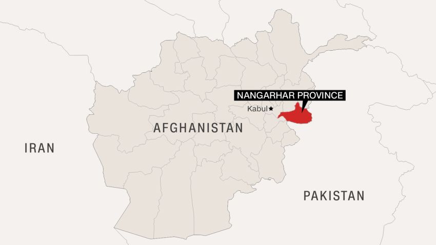 map nangarhar province afghanistan