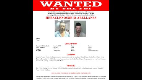Heraclio Osorio-Arellanes was arrested Wednesday in Mexico, federal officials said.