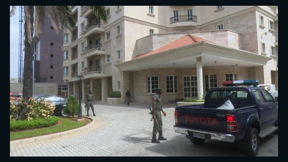 The money was found in an apartment in an upscale part of Lagos