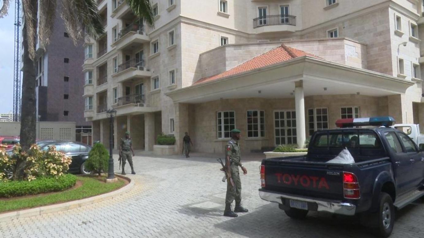 The money was found in an apartment in an upscale part of Lagos