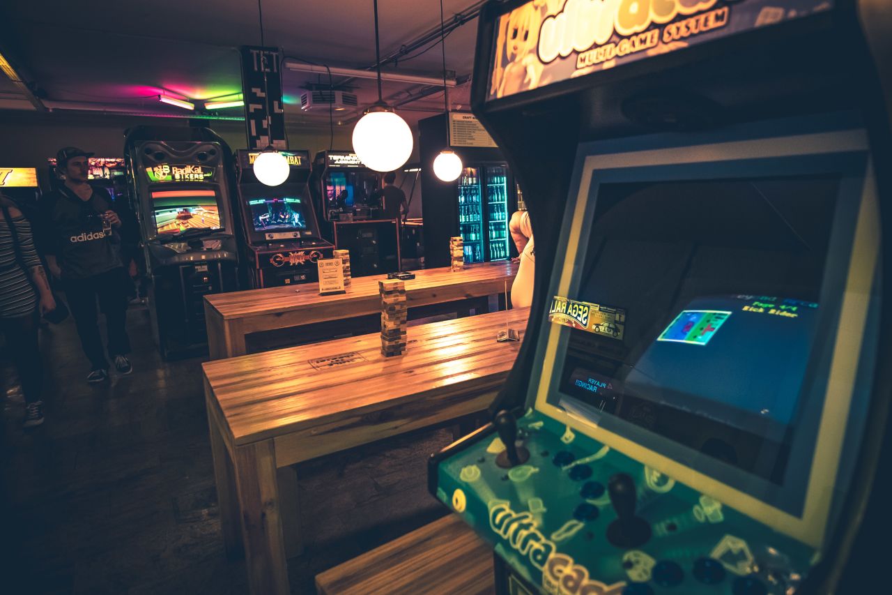 Retro arcade games and modern snacks are the pull at TonTon Club. 