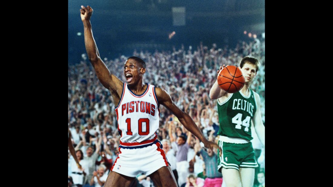THIS DAY IN SE HISTORY: Pistons Retire Rodman's No. 10 - Southeastern  Oklahoma State University Athletics
