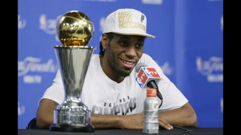Kawhi Leonard was taken 15th overall in 2011. Indiana traded him to San Antonio on draft night, and he's become yet another steal for the Spurs. He was MVP of the NBA Finals in 2014, and he's made the last two All-Star teams.