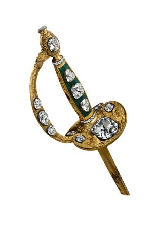 Napoleon's consular sword was co-created by Chaumet's founder Marie-Étienne Nitot in 1802. Napoleon brought it to his coronation in 1804.