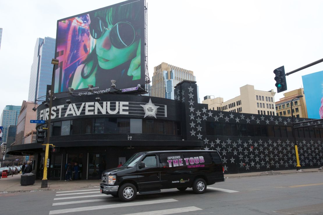 First Avenue is a legendary Minneapolis venue, where Prince played many times.