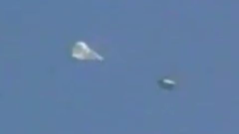 File footage from Russia's Channel 1 purports to show FOAB being released on a parachute during the first test.