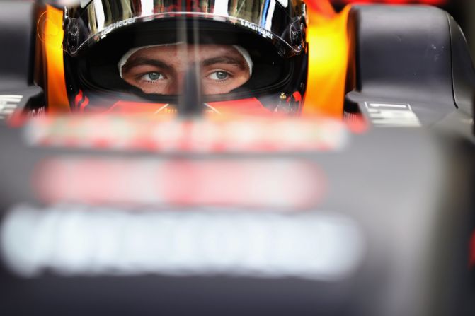 Red Bull Racing's Max Verstappen finished top of the time sheets in the third practice session on Saturday.