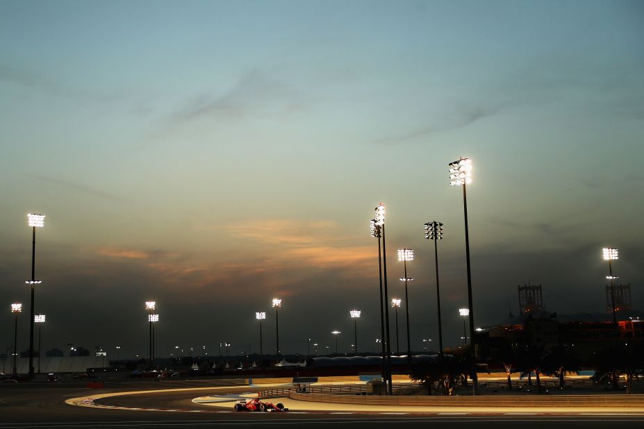 The Bahrain International Circuit has been on the F1 calendar since 2004. The race has been held under floodlights since 2014.