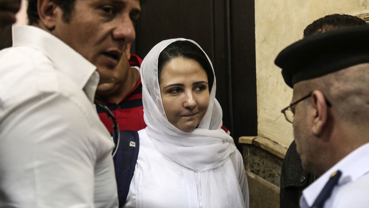 Aya Hijazi was acquitted Sunday by an Egyptian court after nearly three years of detention.