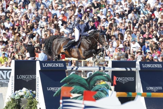 Guery's compatriot, Nicola Philippaerts steered his mount Chilli Willi to third place.