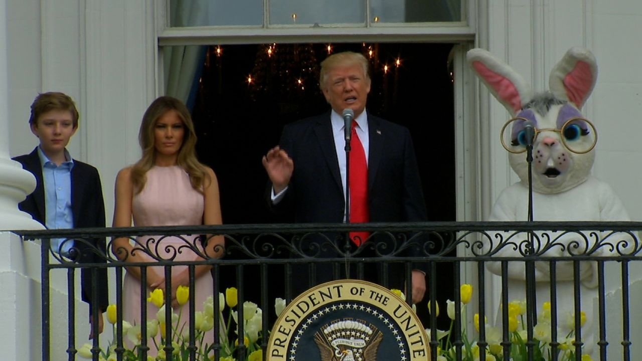 Melania Trump kicks off 139th annual Easter Egg Roll CNN Politics