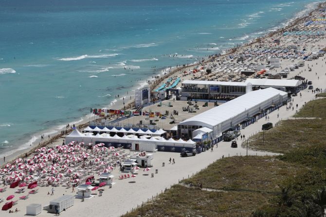Miami Beach provided a perfect setting for the cream of equestrian riders to compete in the Global Champions Tour.  