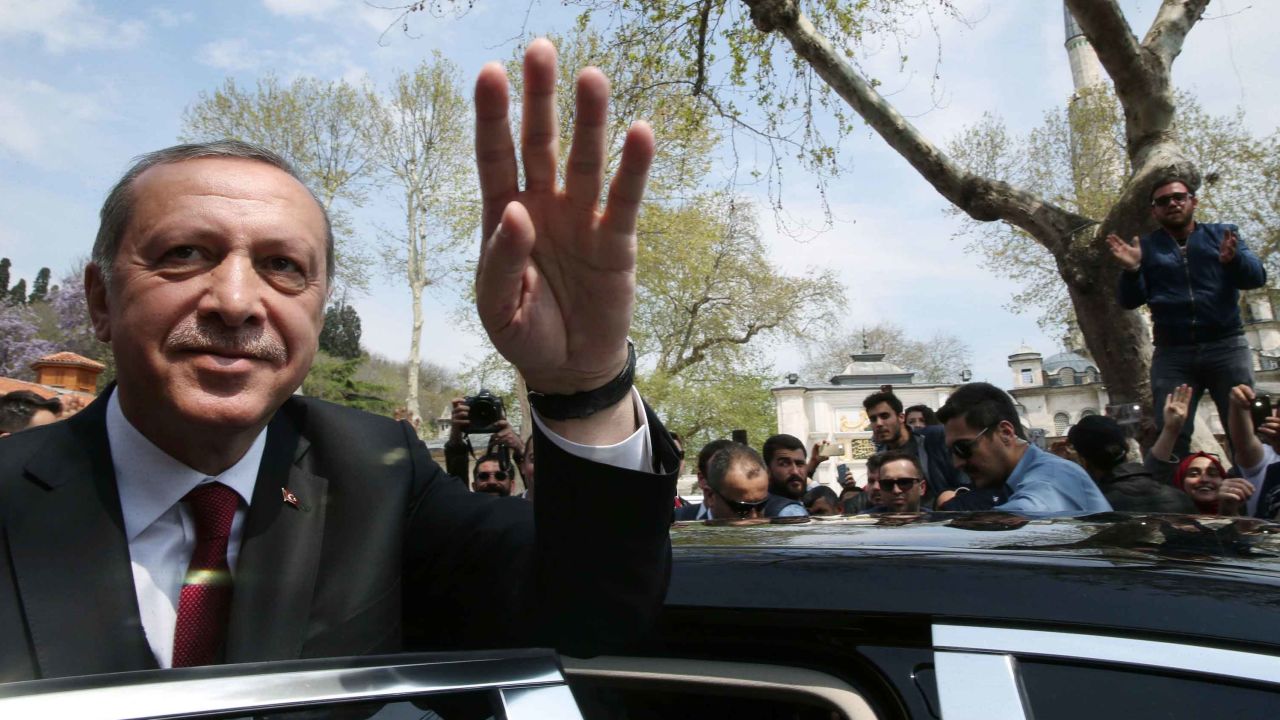 Erdogan praised Trump for the US attack on a Syrian airfield.