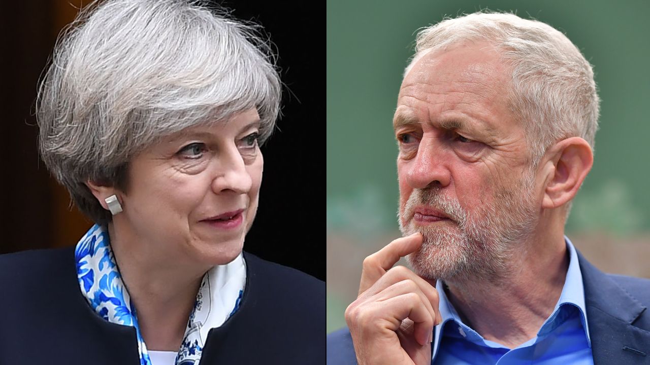 Prime Minister Theresa May's chief rival in the June 8 election is Labour leader Jeremy Corbyn.