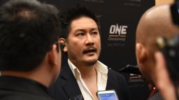 ONE Championship founder and chairman Chatri Sityodtong talks to reporters during the Asia MMA Summit 2016 in Singapore on September 22, 2016. 
Mixed martial arts organisations from Singapore and Indonesia have signed an agreement to promote the fight sports scene in Southeast Asia, the groups said on September 22. / AFP / ROSLAN RAHMAN        (Photo credit should read ROSLAN RAHMAN/AFP/Getty Images)