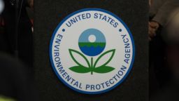 The EPA logo on display.