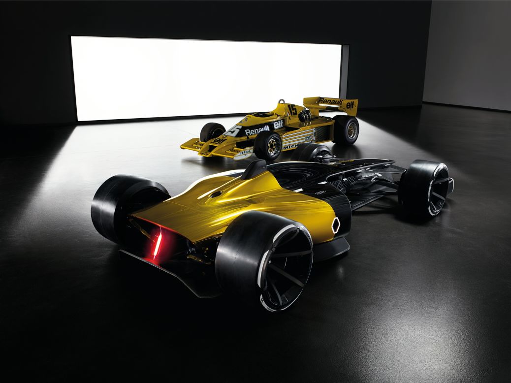 Renault's iconic yellow and black livery, however, remains the same, and the engine is based on the V6 turbocharged engine used by the 1977 vehicle. 