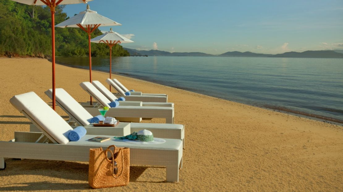 Beach bliss in Borneo.