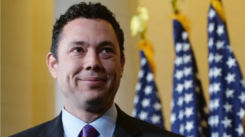 Rep. Jason Chaffetz, R-UT, speaks following the Republican nomination election for House speaker in the Longworth House Office Building on October 8, 2015 in Washington, DC. AFP PHOTO/MANDEL NGAN (Photo credit should read MANDEL NGAN/AFP/Getty Images)
