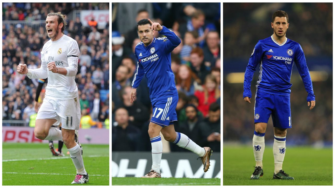 Gareth Bale is joined by Chelsea forwards Pedro and Eden Hazard in Xavi's list of the world's fastest players. 