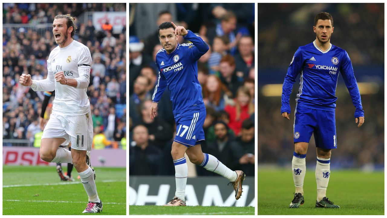 Gareth Bale is joined by Chelsea forwards Pedro and Eden Hazard in Xavi's list of the world's fastest players.
