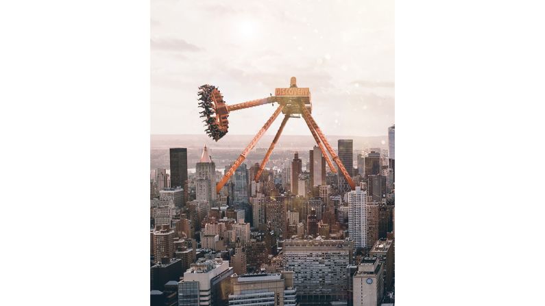 He posts all of his surreal images to Instagram. 