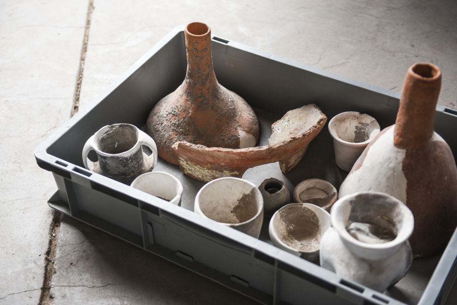 <strong>Basic brew kit:</strong> They studied the primitive processes, which involved the use of vessels such as these for mashing, filtration and fermentation.
