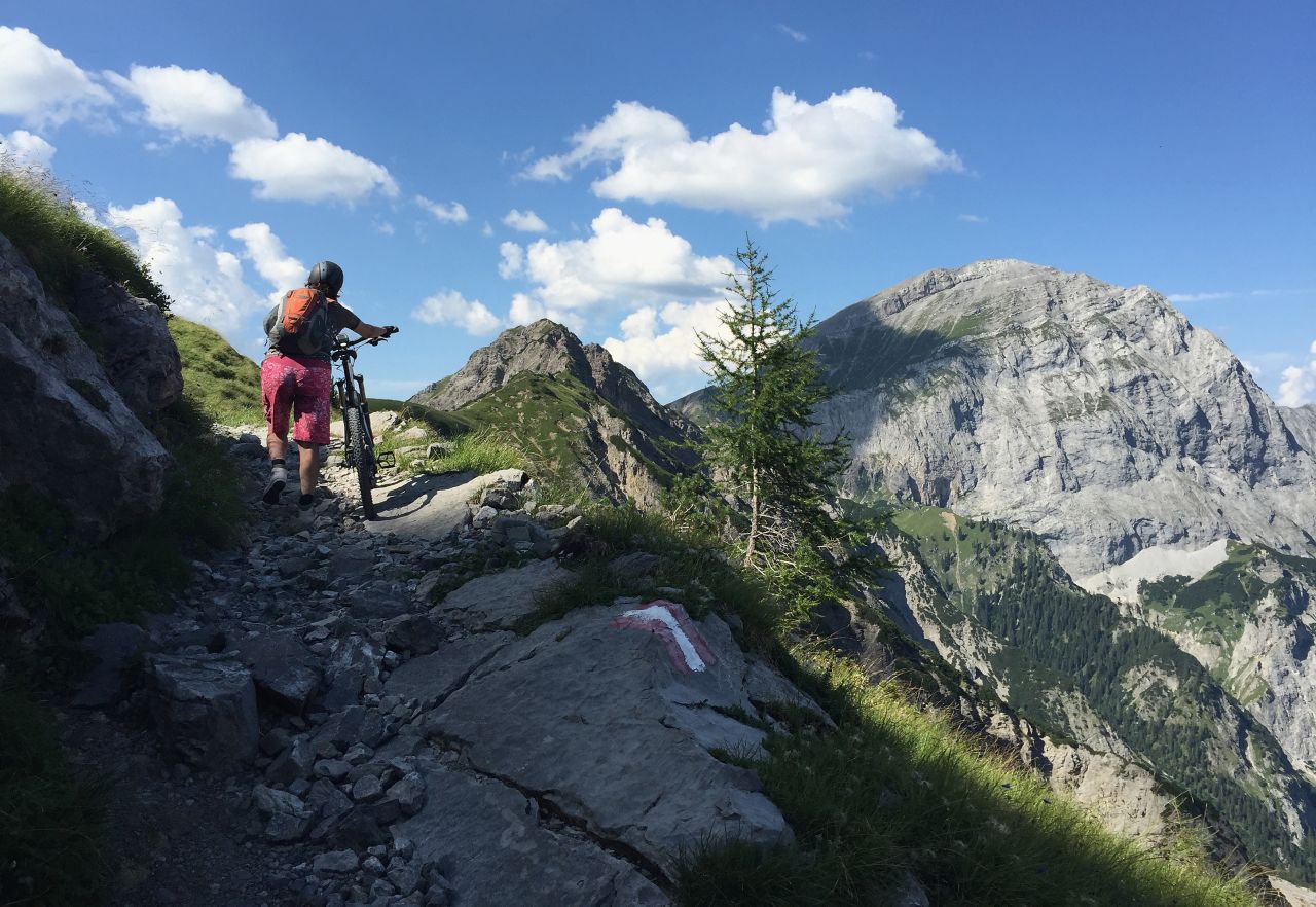 If hiking isn't your thing, try mountain biking.