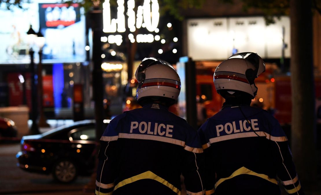 One police officer was killed in a shooting on the Champs-Elysees.