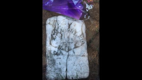 Pvt. James M. Leonard's name became almost unreadable, Dawn Caruso says.