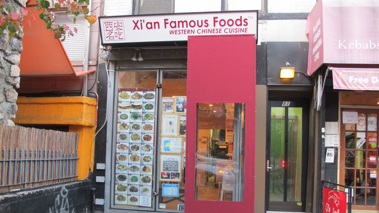 Muslim-inspired dishes from Western China on the menu here.