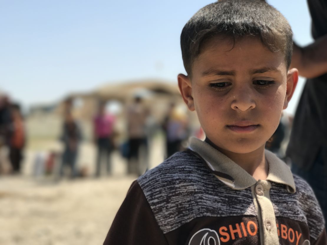 Many children are among the families who've fled Mosul, with harrowing stories of their treatment by ISIS fighters.