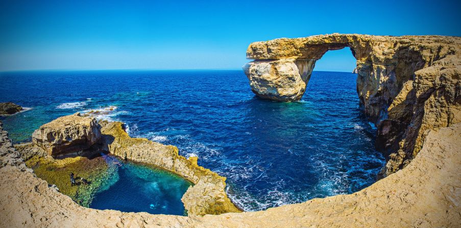 <strong>Brochure star: </strong>The 50-meter tall arch, known as Tieqa tad-Dwejra in Maltese, graced glossy brochures since tourism began in Malta.  