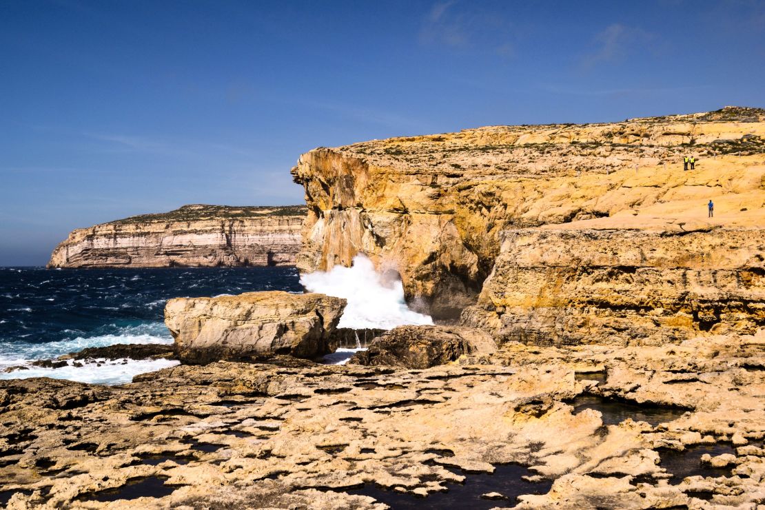 Storms in March 2017 caused the total collapse of Malta's famous arch. 