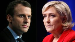 02 french election split Macron Le Pen