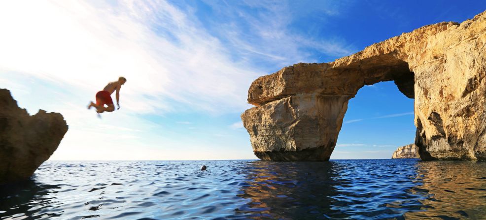 <strong>Wonder window: </strong>Malta's famous Azure Window sea arch was one of the big tourism draws of the Mediterranean island archipelago.