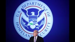 WASHINGTON, DC - APRIL 18:  U.S. Homeland Security Secretary John Kelly delivers his first public remarks since being appointed by President Donald Trump at the Jack Morton Auditorium on the campus of The George Washington University  April 18, 2017 in Washington, DC. Kelly said that the threat of terrorism since the attacks of September 11, 2001 is bad 'and getting worse.'  (Photo by Chip Somodevilla/Getty Images)